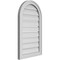 Ekena Millwork Round Top Surface Mount PVC Gable Vent: Functional, w/ 2"W x 1-1/2"P Brickmould Frame, 18"W x 30"H GVPRT18X3002SF - alternate 2